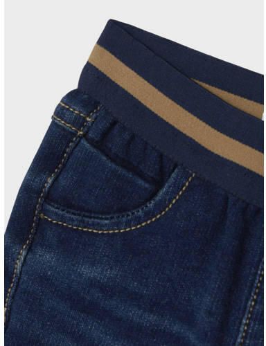 Name it BABY slim fit jeans NBMSILAS medium dark blue denim Blauw Jongens Katoen 56