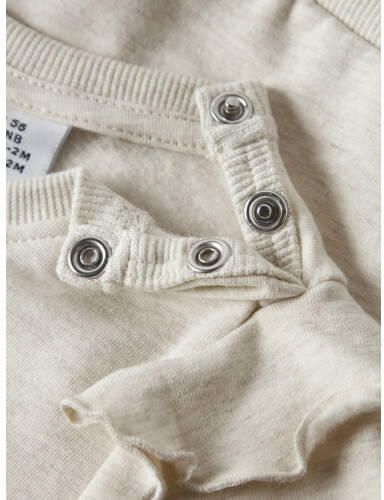 NAME IT BABY sweater ecru Printopdruk | Sweater van - Foto 2