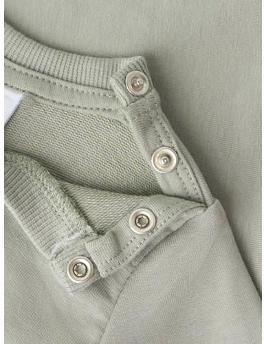 NAME IT BABY sweater groen Effen | Sweater van - Foto 2