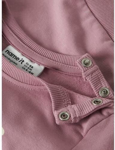 NAME IT BABY sweater met print lila Paars Printopdruk - Foto 2