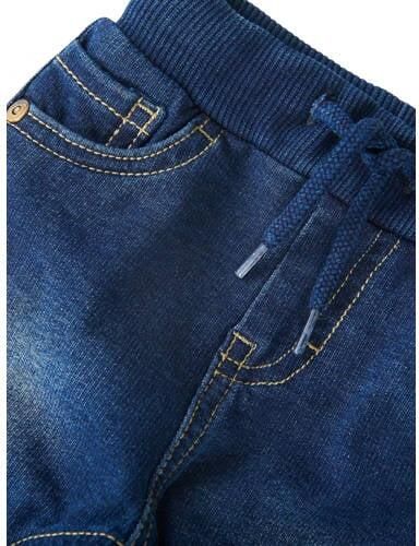 NAME IT BABY newborn baby tapered fit jog denim NBMBUNDO dark blue denim