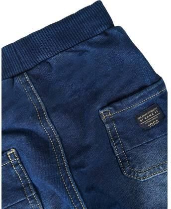 NAME IT BABY tapered fit jog denim NBMBUNDO dark blue denim Blauw Jongens Stretchdenim - Foto 3