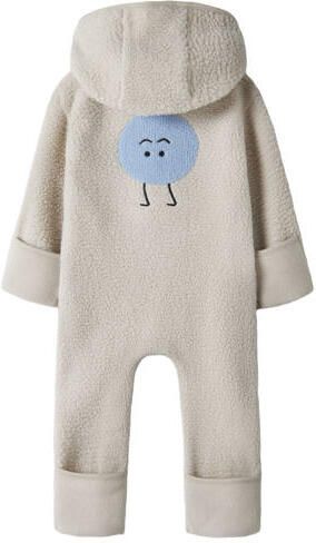 NAME IT BABY teddy pak beige Jas Jongens Polyester Capuchon Backprint - Foto 3