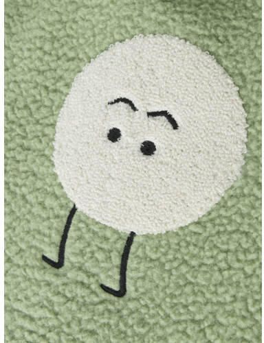 NAME IT BABY Teddy pak groen Jas Jongens Polyester Capuchon Backprint - Foto 2