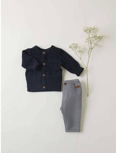 Name it BABY vest donkerblauw Jongens Katoen Ronde hals Effen 50 - Foto 2