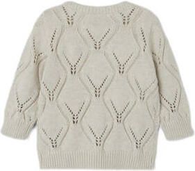 Name it BABY vest NBFFOPOLLY greige Beige Meisjes Biologisch katoen Ronde hals 50