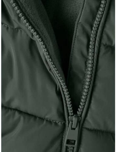 Name it BABY winterpak NBNMEDOW03 donkergroen Jas Polyester Capuchon 50 56 - Foto 3