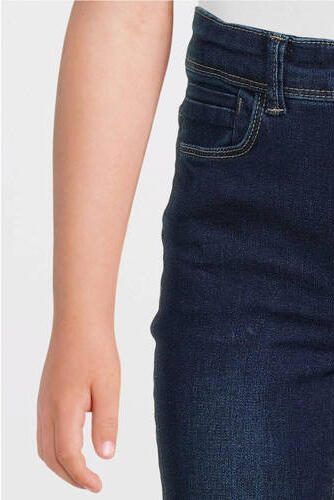 Name it high waist skinny jeans NKFPOLLY dark blue denim Blauw Meisjes Stretchdenim 164 - Foto 3