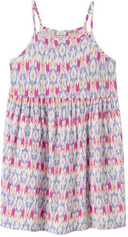 NAME IT KIDS A-lijn jurk roze Meisjes Viscose Ronde hals All over print - Foto 3