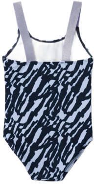 Name it KIDS badpak NKFZERIA blauw Meisjes Polyamide All over print 110 116