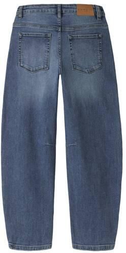 NAME IT KIDS barrel jeans medium blue Blauw Meisjes Denim Effen - Foto 3