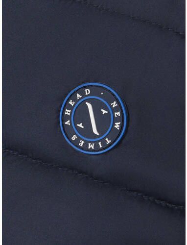 Name it KIDS bodywarmer NKMMYLANE donkerblauw Jongens Gerecycled polyester Opstaande kraag 176