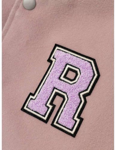 Name it KIDS bomberjack zomer NKFMOMBY roze ecru Jas Meisjes Polyester Ronde hals 116 - Foto 2