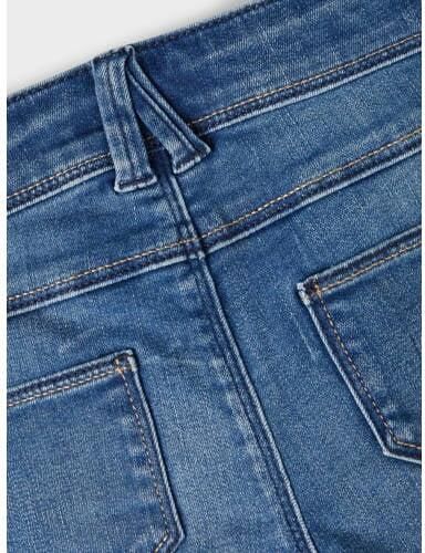 Name it KIDS bootcut fit jeans NKFPOLLY black denim Blauw Meisjes Stretchdenim 116 - Foto 2