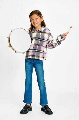 Name it KIDS bootcut fit jeans NKFPOLLY black denim Blauw Meisjes Stretchdenim 116 - Foto 6