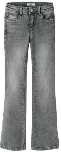 NAME IT KIDS bootcut jeans light grey denim Grijs Meisjes Katoen Effen - Foto 8
