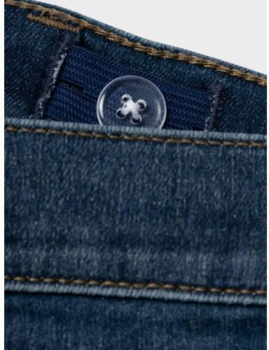 Name it KIDS bootcut jeans NMFPOLLY dark blue denim Blauw Meisjes Stretchdenim 158