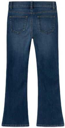 Name it KIDS bootcut jeans NMFPOLLY dark blue denim Blauw Meisjes Stretchdenim 152 - Foto 2