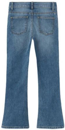 Name it KIDS bootcut jeans NMFPOLLY medium blue denim Blauw Meisjes Stretchdenim 164 - Foto 2
