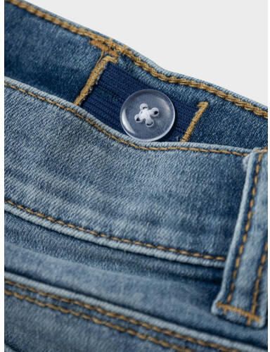 Name it KIDS bootcut jeans NMFPOLLY medium blue denim Blauw Meisjes Stretchdenim 164