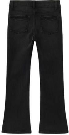 Name it KIDS bootcut skinny jeans NMFPOLLY black denim Zwart Meisjes Stretchdenim 164 - Foto 2