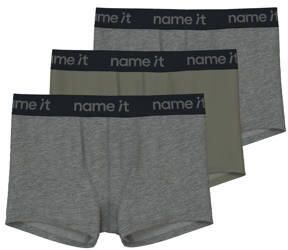 NAME IT KIDS boxershort groen grijs (set van 3) Jongens Stretchkatoen - Foto 8