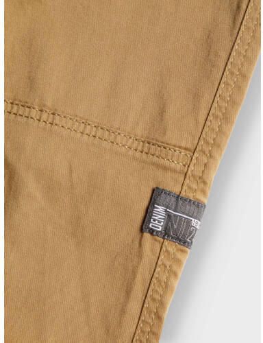 Name it KIDS cargobroek NITBAMGO camel Bruin Jongens Stretchkatoen Effen 116 - Foto 7