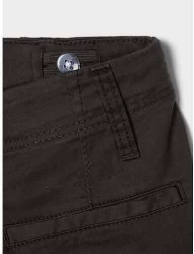 Name it bamgo zwarte jongens regular fit cargo twill katoen stretch broek - Foto 5