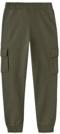 Name it KIDS cargobroek NKMOLLIE Groen Jongens Sweat Effen 122