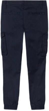 Name it KIDS cargobroek NKMRYAN donkerblauw Jongens Stretchkatoen Effen 164 - Foto 2