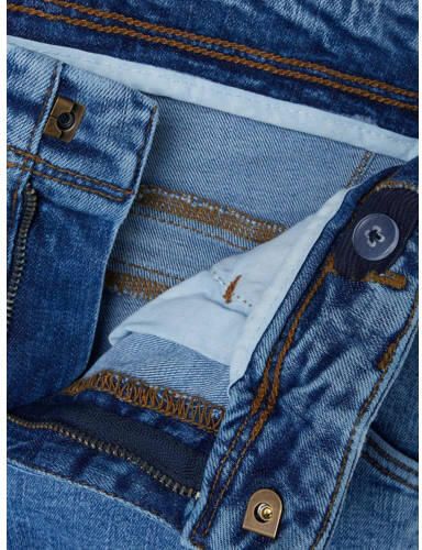 Name it KIDS cargojeans NKMRYAN medium blue denim Blauw Effen 152 - Foto 3