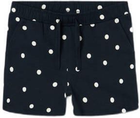 Name it KIDS casual short set van 2 met all over print donkerroze donkerblauw Korte broek Meisjes Katoen 158