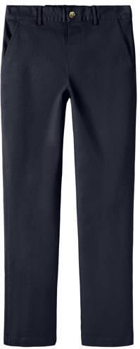 NAME IT KIDS chino donkerblauw Broek Jongens Katoen Effen - Foto 3