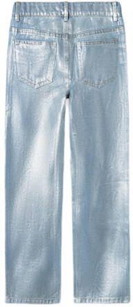Name it KIDS coated straight fit jeans NKFROSE light blue denim Blauw Effen 152 - Foto 3
