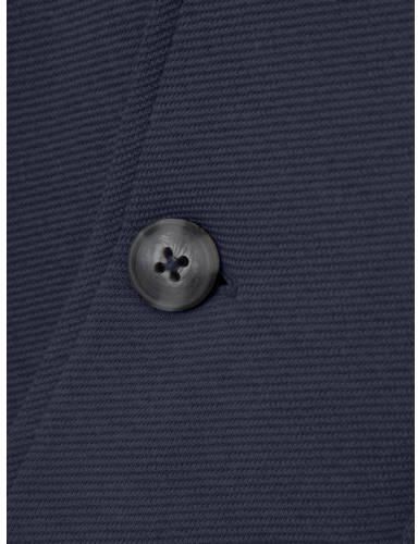 Name it KIDS colbert NKMFLENOVO donkerblauw Jongens Sweat Reverskraag Effen 122 128