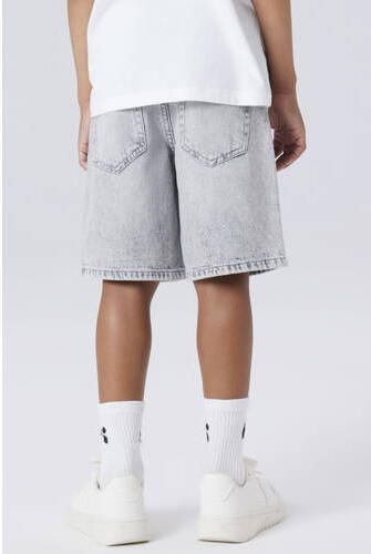 NAME IT KIDS denim regular short grey denim Korte broek Grijs Jongens Katoen - Foto 4