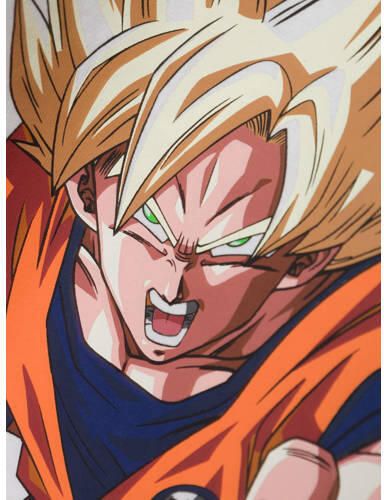 Name it KIDS Dragonball T-shirt NKMJAVIS met printopdruk wit Jongens Katoen Ronde hals 122 128