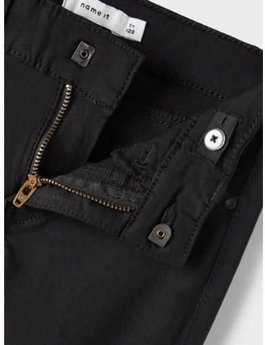 Name it KIDS flared jeans NKFPOLLY zwart Meisjes Viscose Effen 116 - Foto 2