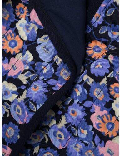 Name it KIDS gebloemd jasje NKFTIRULLE LS CARD paars lila Meisjes Viscose Ronde hals 122 128 - Foto 3