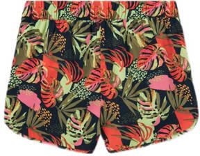 Name it KIDS gebloemde casual short NKFVINAYA donkerblauw groen rood Korte broek Meisjes Polyester 128 - Foto 2