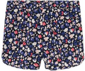 Name it KIDS gebloemde casual short NKFVINAYA donkerblauw'roze wit Korte broek Meisjes Gerecycled polyester 116 - Foto 2