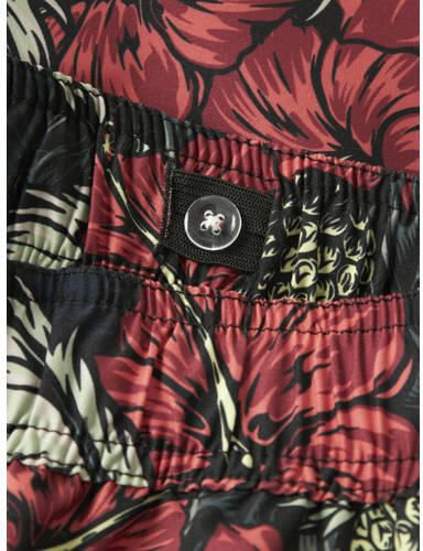 NAME IT KIDS gebloemde zwemshort zwart rood Jongens Polyester Bloemen - Foto 4