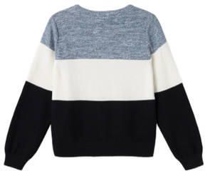 Name it KIDS gebreide trui blauw Jongens Katoen Ronde hals Streep 122 128 - Foto 2