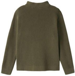 Name it KIDS gebreide trui groen Jongens Katoen Opstaande kraag Effen 158 164 - Foto 5