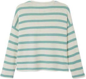 Name it KIDS gebreide trui groen Meisjes Viscose Ronde hals Streep 158 164 - Foto 2