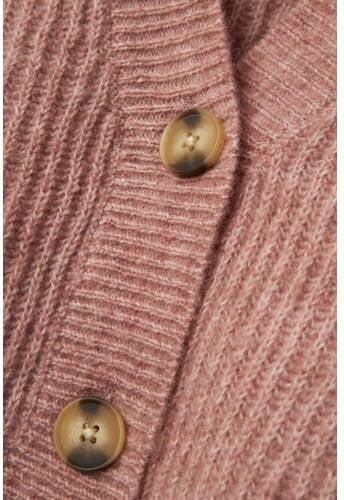Name It Vest NKFHOLLY BOXY SHORT KNIT CARD NOOS in modieuze boxy-vorm met diepe v-hals - Foto 2