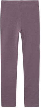 Name it KIDS gemêleerde legging NKFDAVINA Paars Meisjes Stretchkatoen Melée 122 - Foto 1
