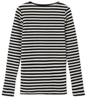 Name It Shirt met lange mouwen NKFSURAJA XSL LS TOP NOOS geweldige streepjes-look in geribbelde kwaliteit - Foto 3