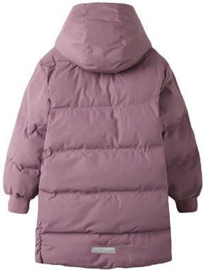 NAME IT KIDS gewatteerde jas paars Meisjes Polyester Capuchon Effen