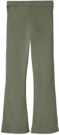Name it KIDS high waist flared broek NKFFRIKKALI paars Groen Meisjes Viscose 104 - Foto 2